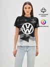 Женская базовая футболка / Volkswagen sport geometry