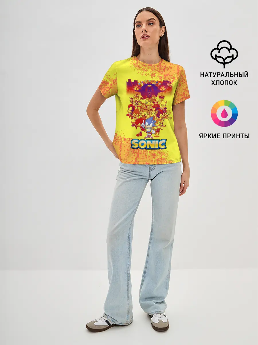 Женская базовая футболка / sonik