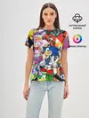 Женская базовая футболка / Sonic ПЕРСОНАЖИ