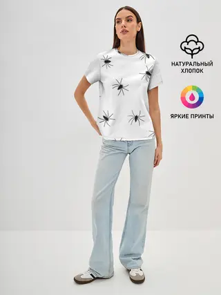 Женская базовая футболка / Пауки