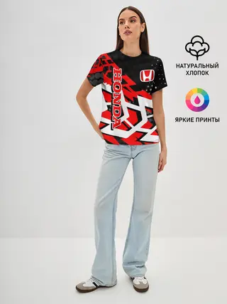 Женская базовая футболка / Honda