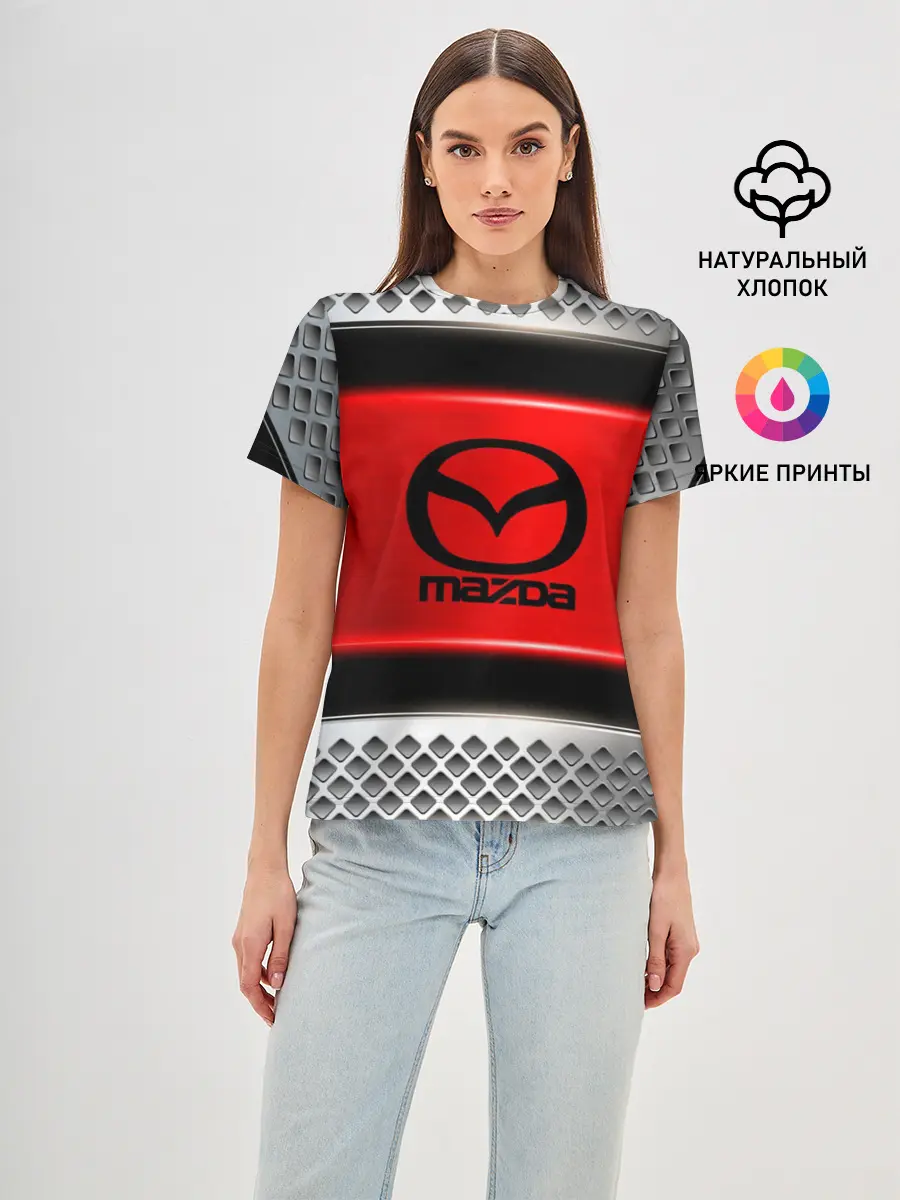 Женская базовая футболка / MAZDA