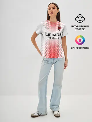 Женская базовая футболка / AC MILAN 20/21 - ГОСТЕВАЯ