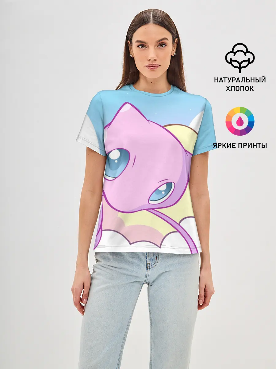 Женская базовая футболка / Mew
