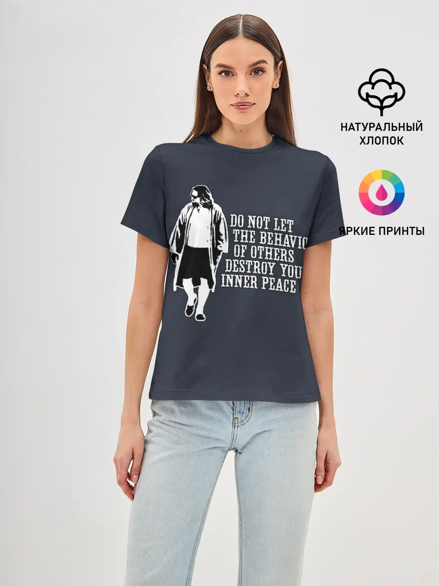 Женская базовая футболка / The Big Lebowski