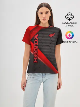 Женская базовая футболка / HONDA