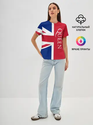 Женская базовая футболка / Queen