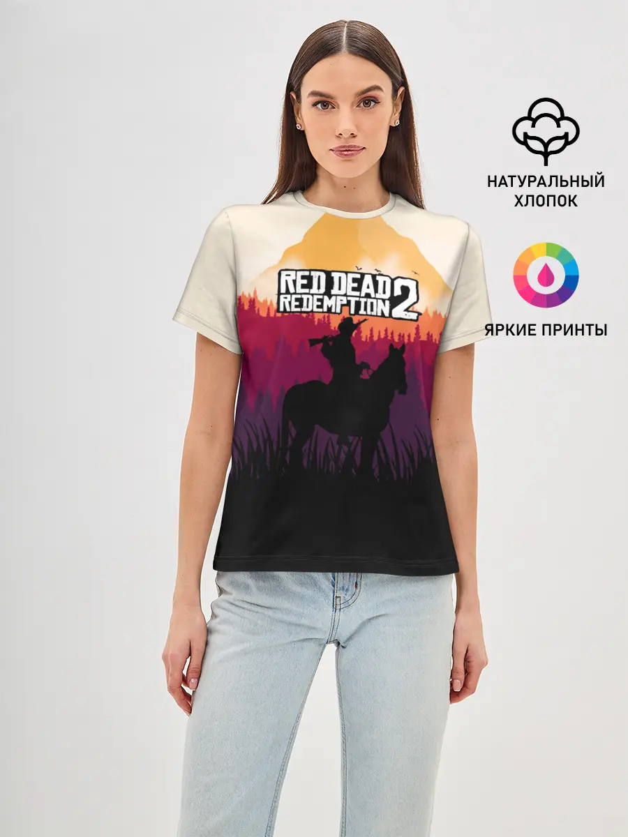 Женская базовая футболка / Red Dead Redemption 2