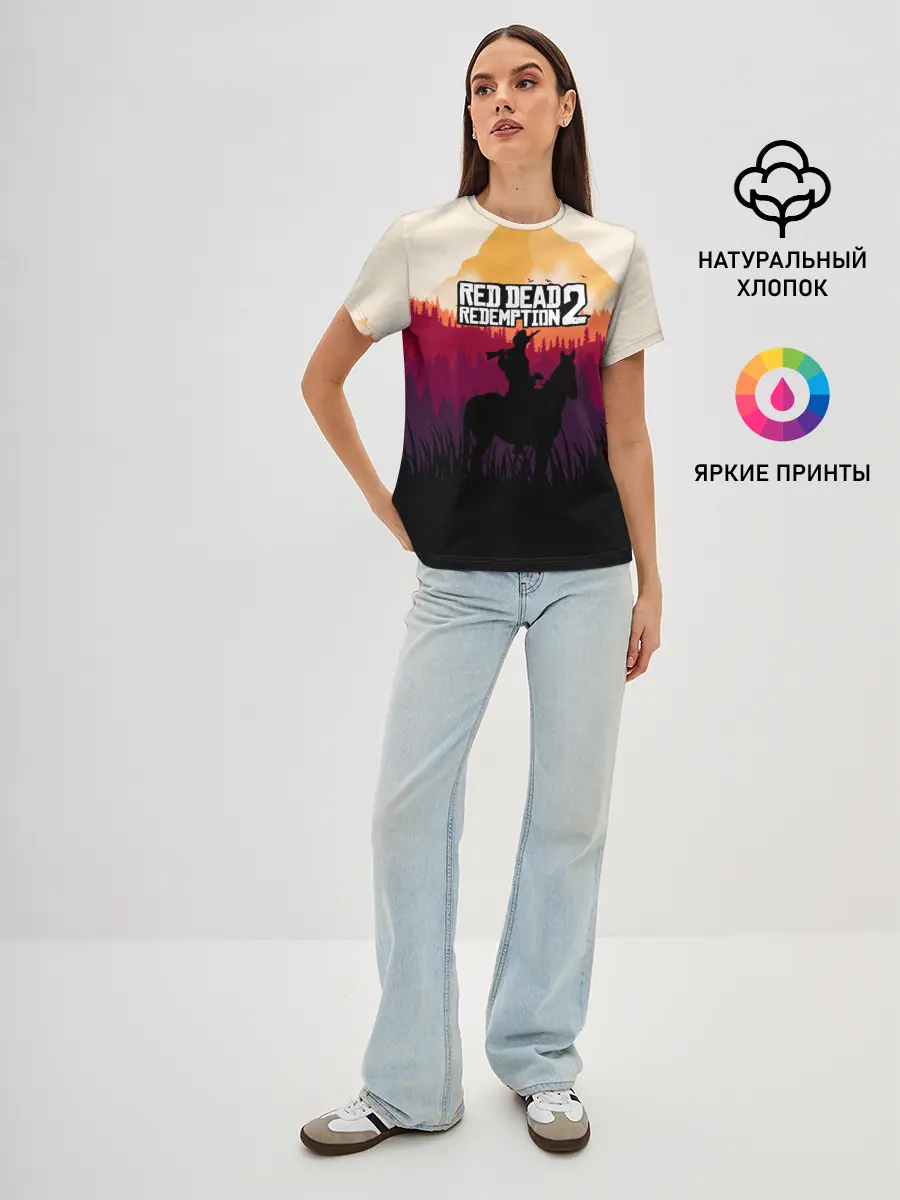 Женская базовая футболка / Red Dead Redemption 2
