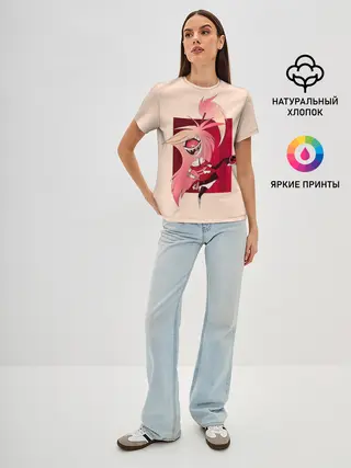 Женская базовая футболка / Милаха Черри