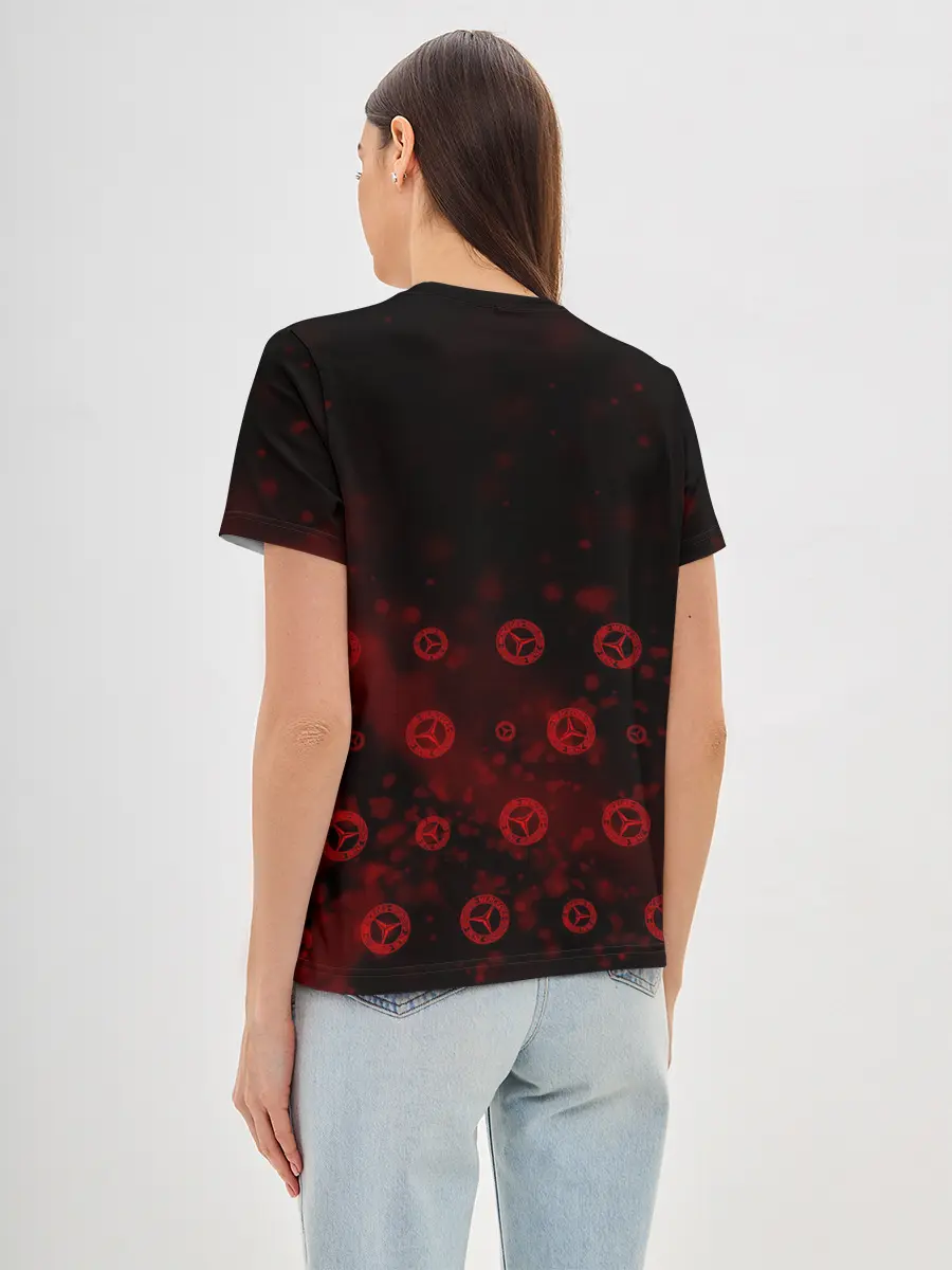 Женская базовая футболка / Mercedes AMG - Particles