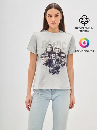 Женская базовая футболка / AC/DC