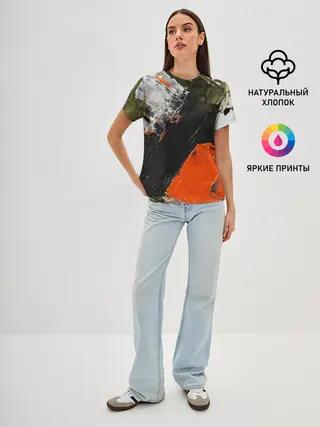 Женская базовая футболка / Современное искусство