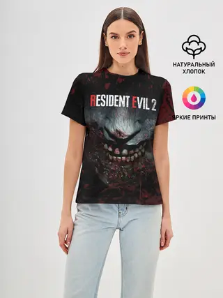 Женская базовая футболка / Resident Evil 2 Remake