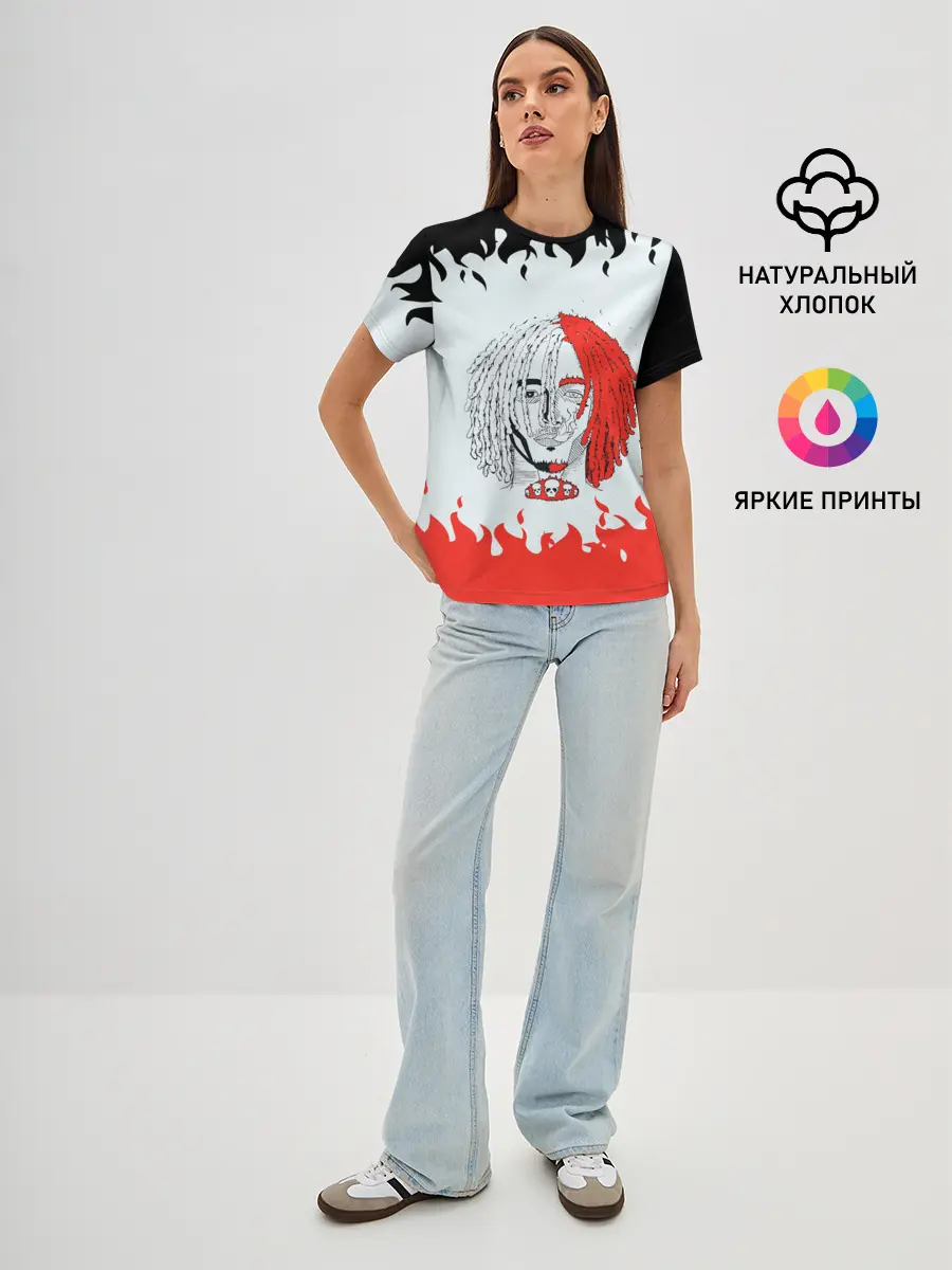 Женская базовая футболка / LIL PUMP | ЛИЛ ПАМП