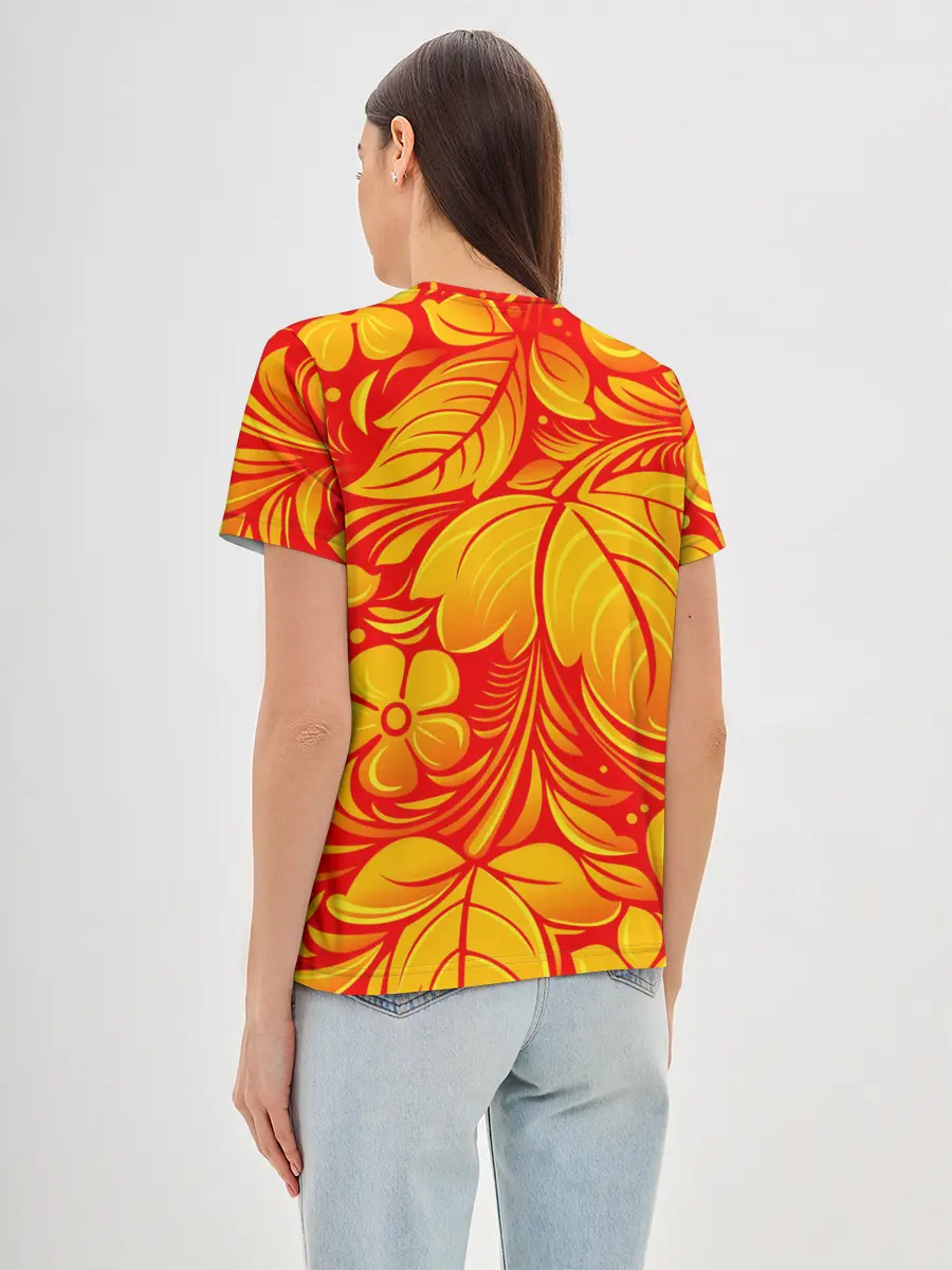 Женская базовая футболка / НАЦИОНАЛЬНЫЙ УЗОР