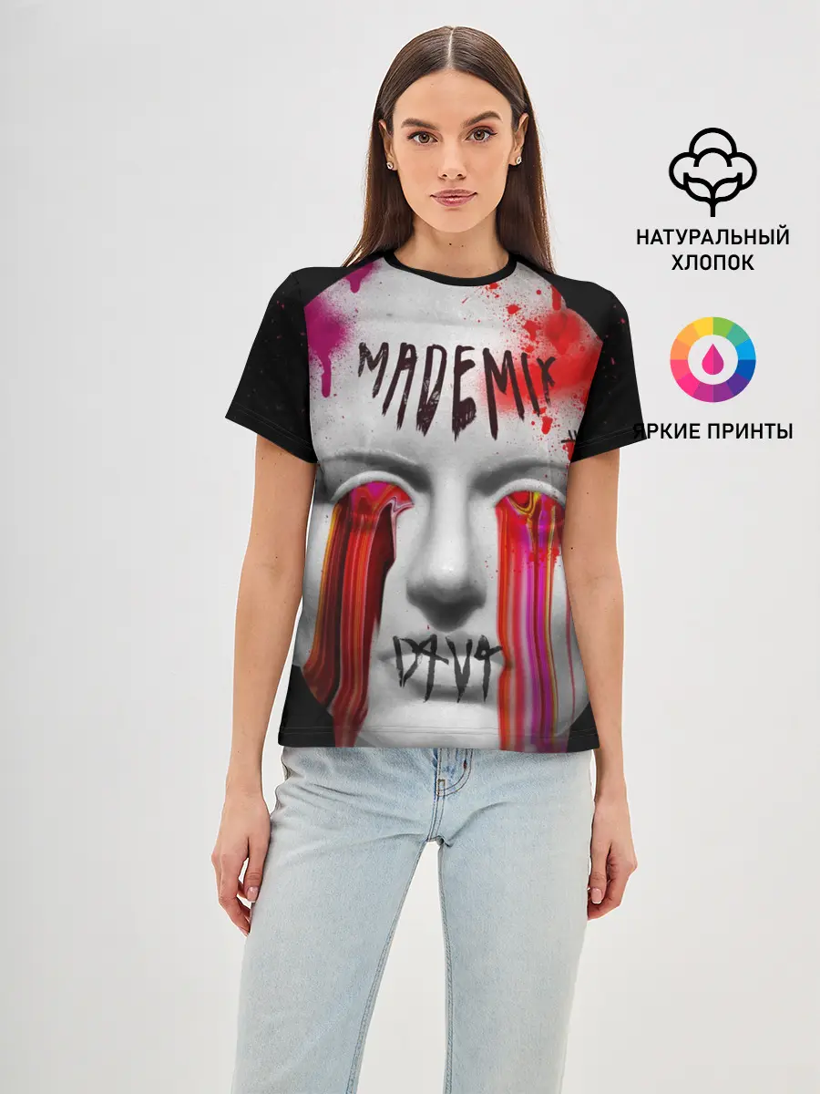 Женская базовая футболка / Вандалы арт