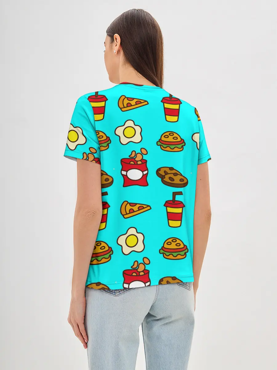 Женская базовая футболка / Вкусняхи из Макдака!