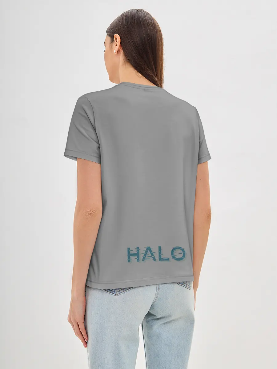 Женская базовая футболка / Кибер любовь