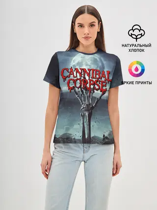 Женская базовая футболка / CANNIBAL CORPSE