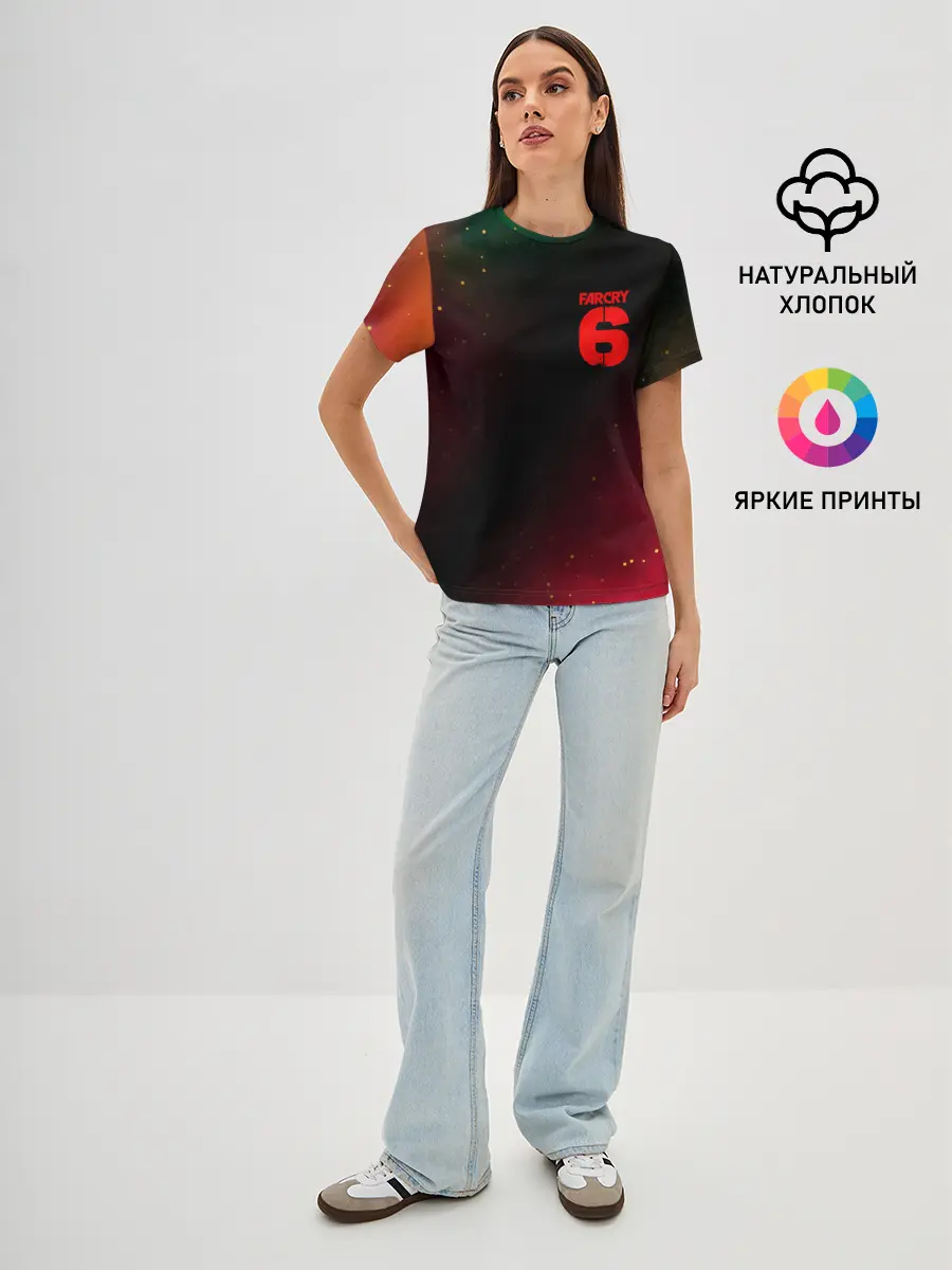 Женская базовая футболка / FAR CRY 6 / ФАР КРАЙ 6