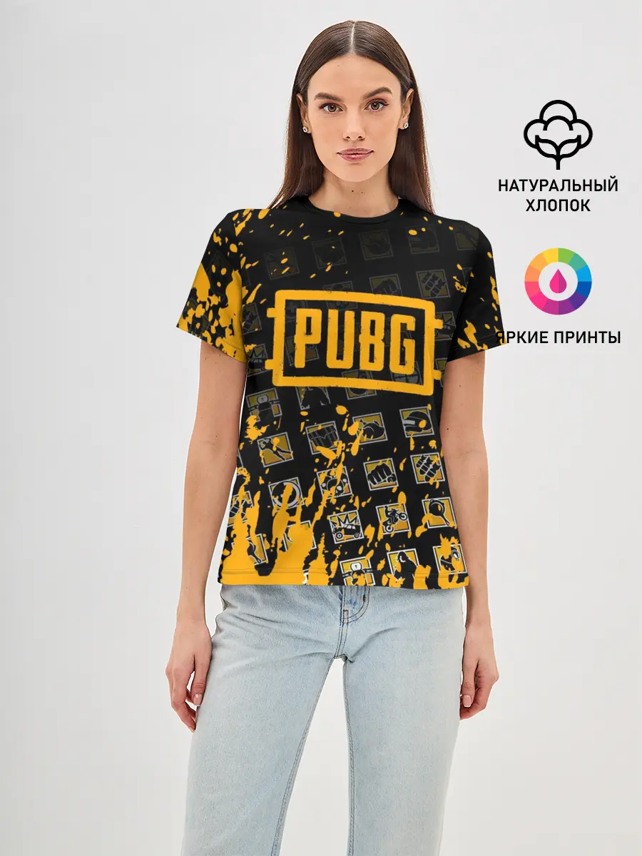Женская базовая футболка / PUBG