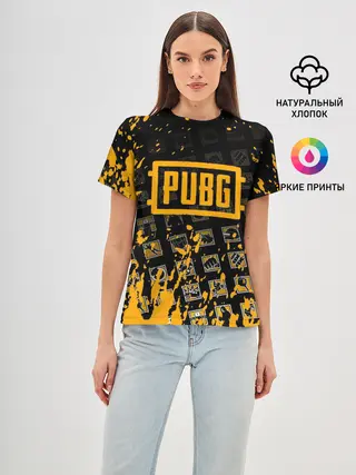Женская базовая футболка / PUBG