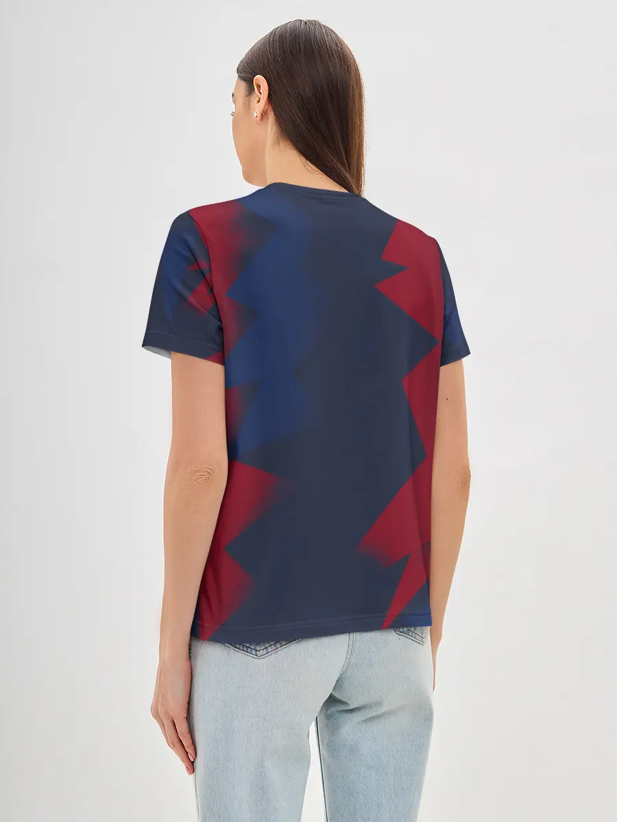 Женская базовая футболка / Barcelona PreMatch home