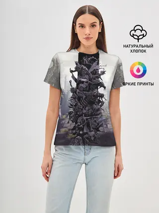 Женская базовая футболка / Dark Souls Boss Collaboration