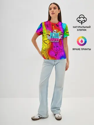 Женская базовая футболка / Fall Guys