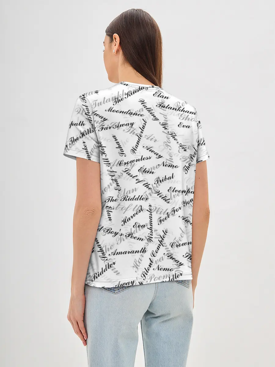 Женская базовая футболка / Nightwish Songs / Найтвиш песни