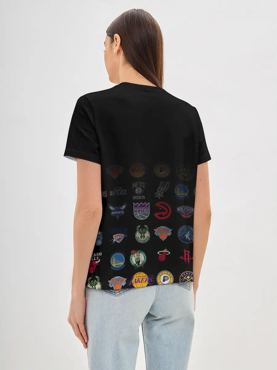 Женская базовая футболка / Houston Rockets