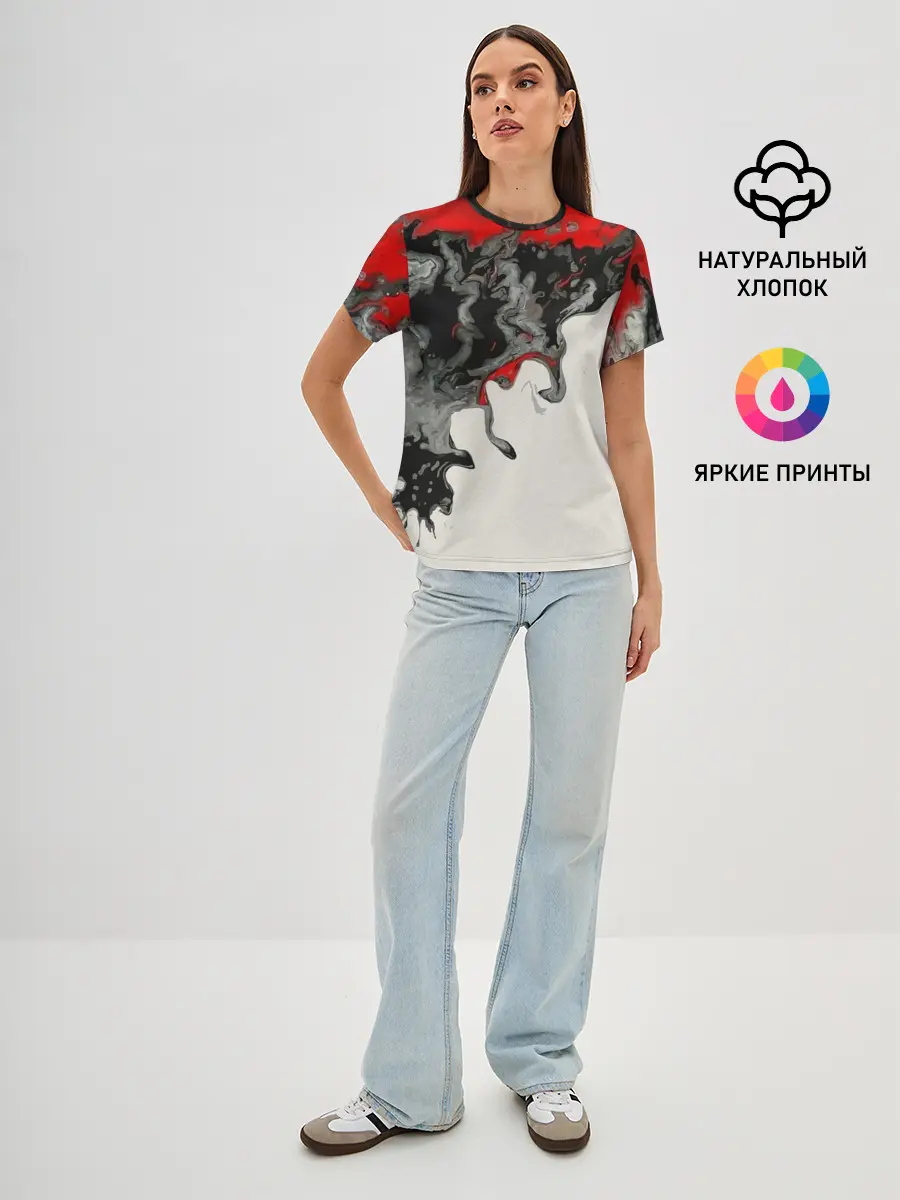 Женская базовая футболка / Abstraction