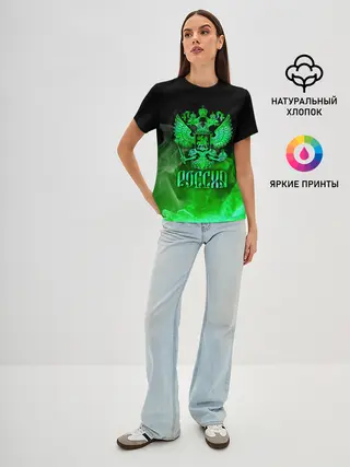 Женская базовая футболка / Россия