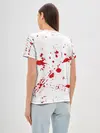 Женская базовая футболка / Dexter logo Декстер брызги крови