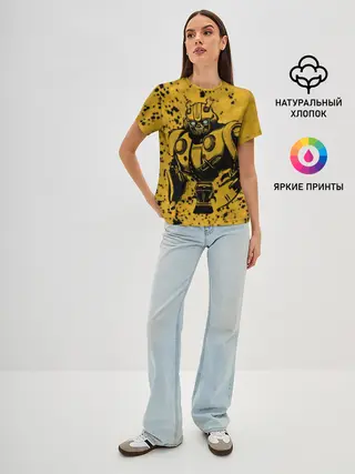 Женская базовая футболка / Bumblebee