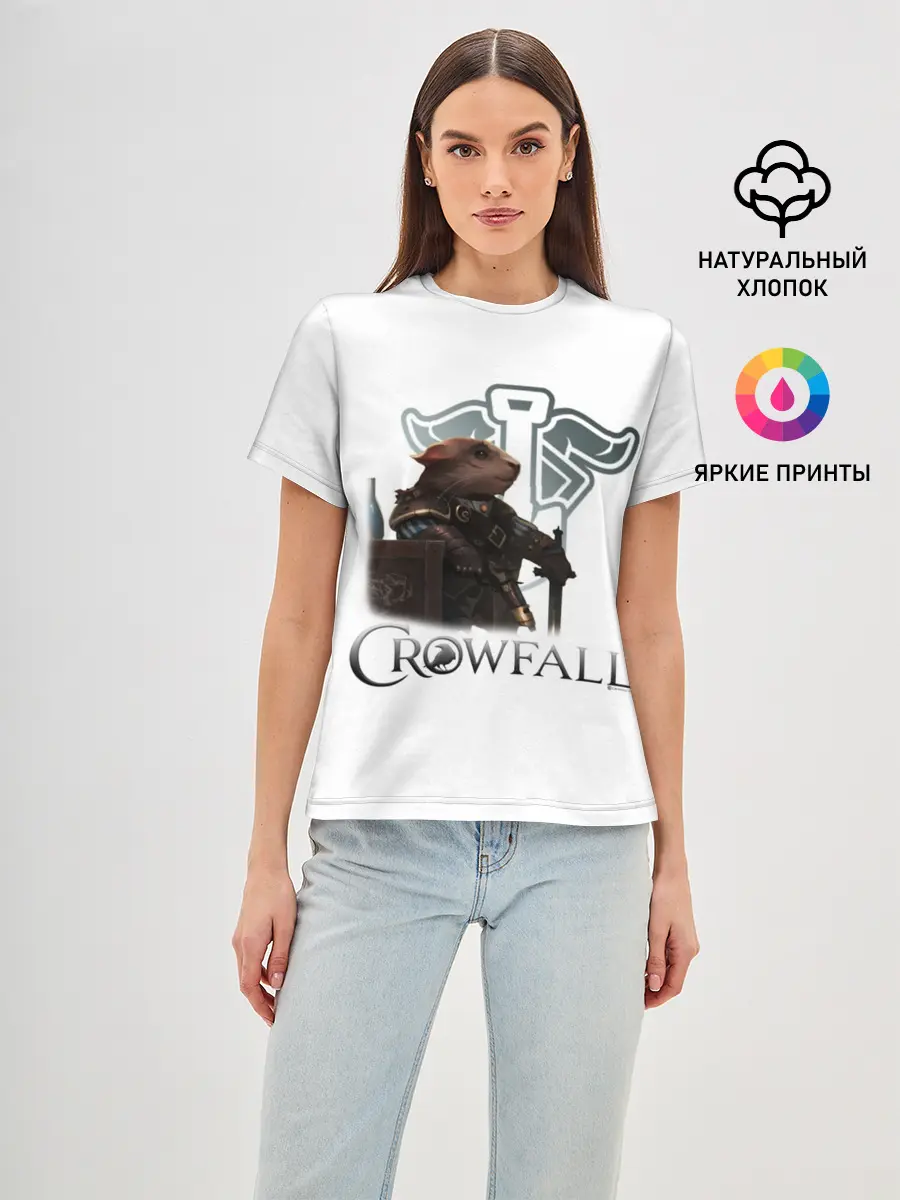 Женская базовая футболка / Crowfall | Duelist