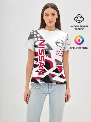 Женская базовая футболка / Nissan