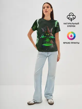 Женская базовая футболка / ORKO | ОРКО | ВОЛШЕБНИК