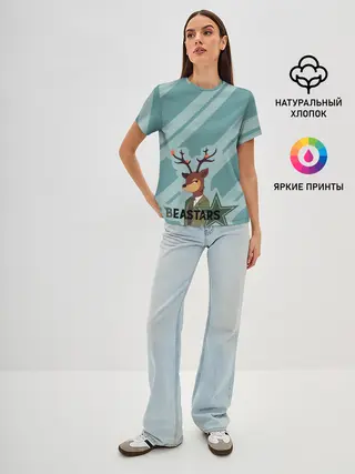 Женская базовая футболка / Луис beastars