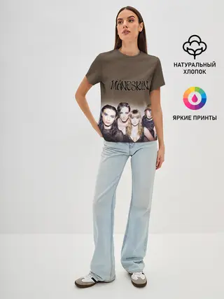 Женская базовая футболка / Maneskin