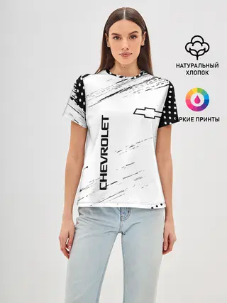 Женская базовая футболка / CHEVROLET