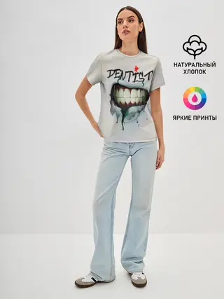 Женская базовая футболка / Dentist