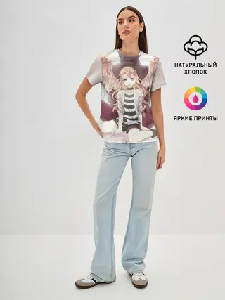 Женская базовая футболка / Рейчел ангел