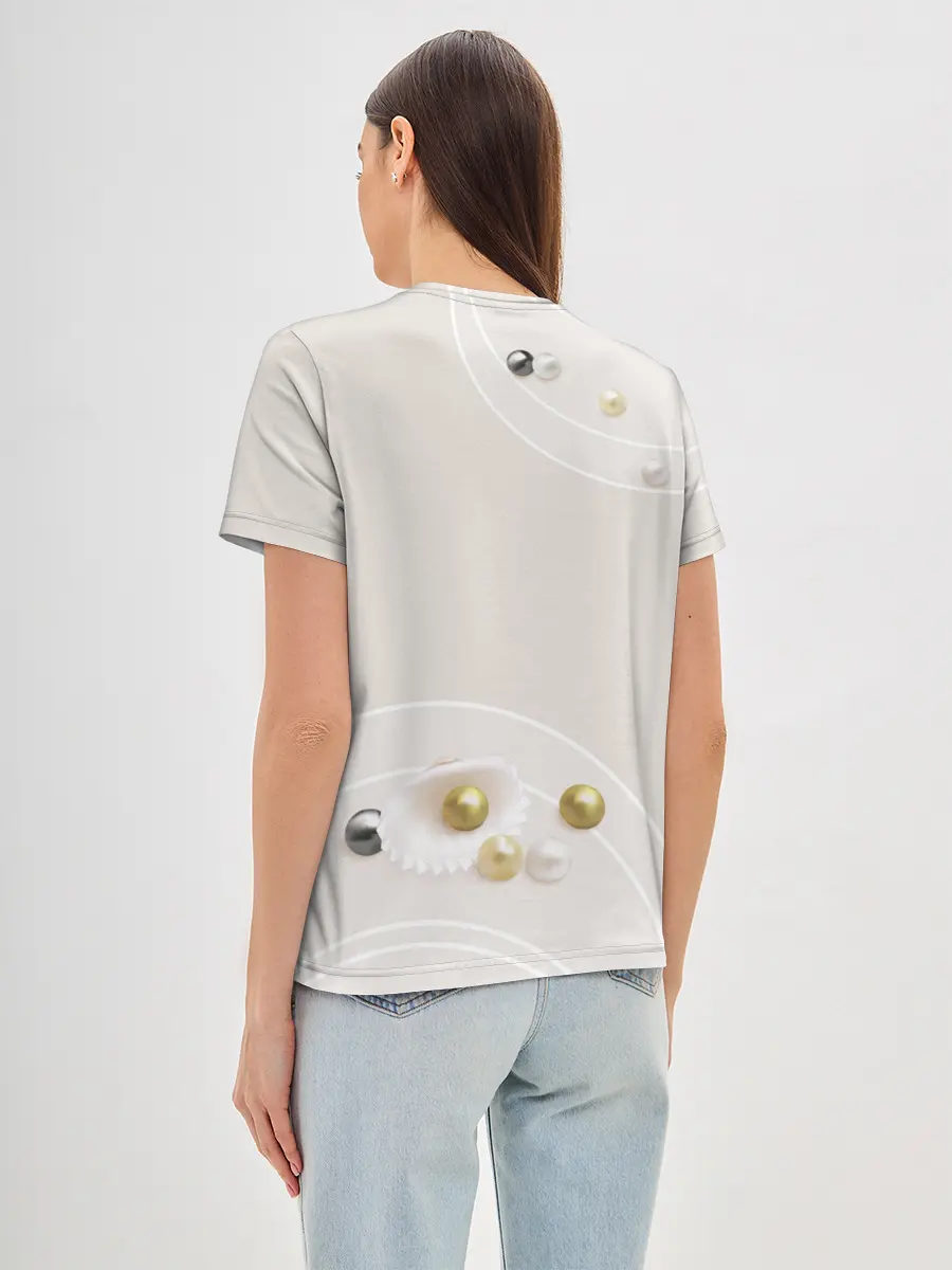 Женская базовая футболка / Жемчужная свадьба - 30 лет