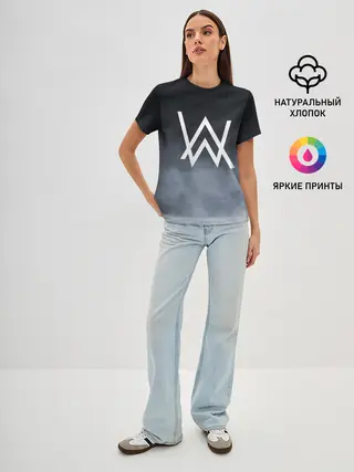 Женская базовая футболка / Alan Walker