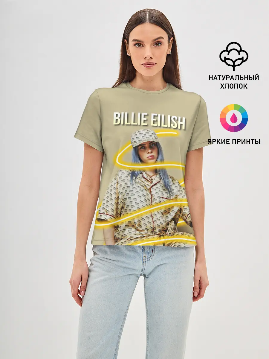 Женская базовая футболка / BILLIE EILISH