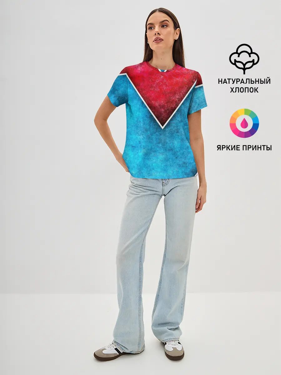 Женская базовая футболка / Grunge