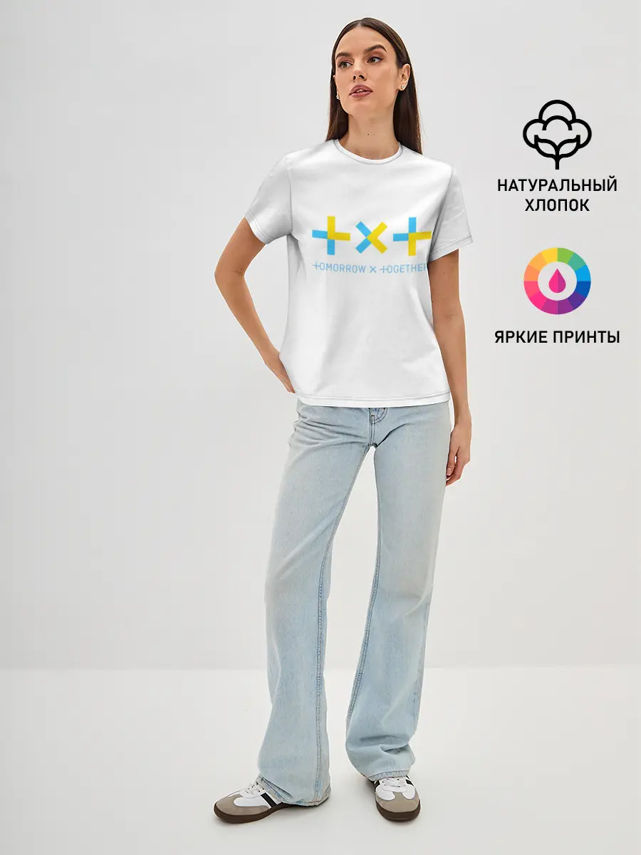 Женская базовая футболка / TOMORROW X TOGETHER / TXT