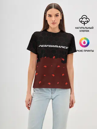 Женская базовая футболка / БМВ Performance - Соты